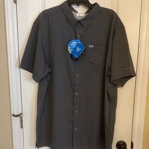 Columbia Men's Charcoal Button Down Shirt